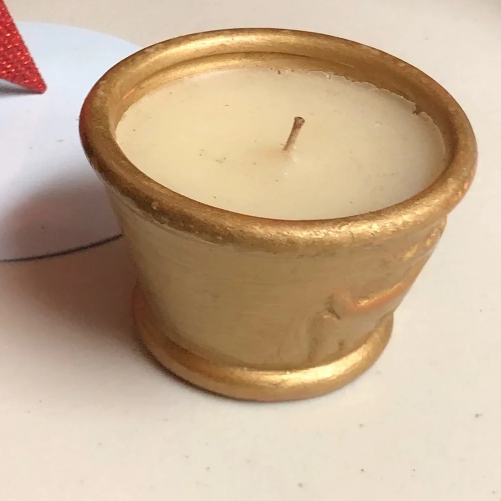 Crate & Barrel Reindeer Unscent Candle